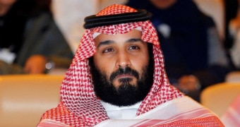 A saudi prince at an official event