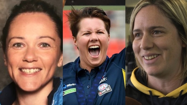 Composite of Christina Polatajko, Bec Goddard and Hayley Gregory