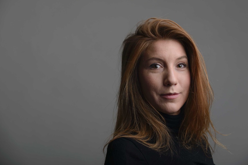 Swedish journalist Kim Wall in a profile photo against a grey background