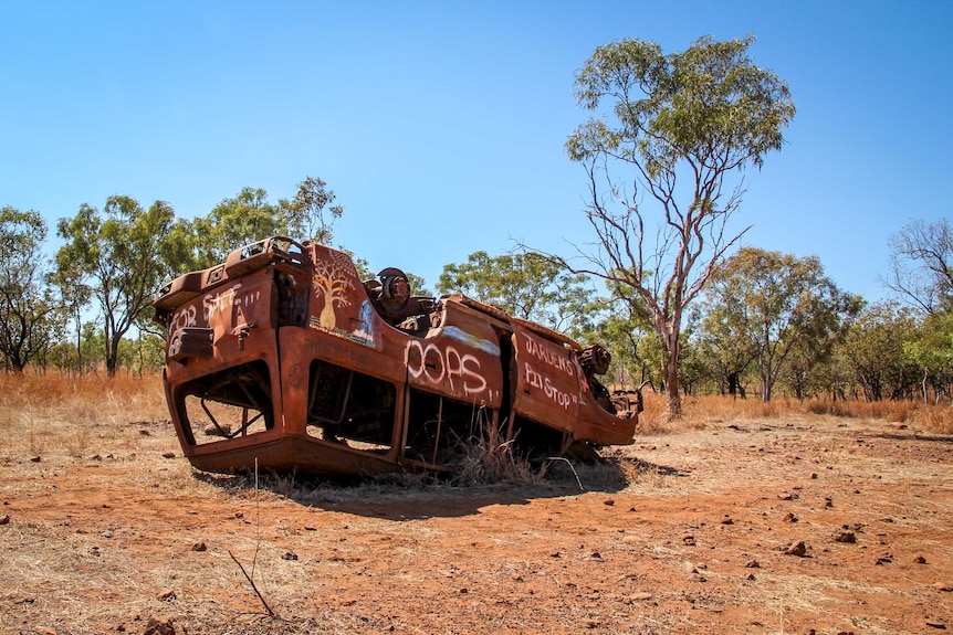 A car for sale on the Gibb River Road.