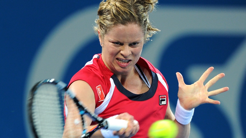 Clijsters wins Brisbane quarter final