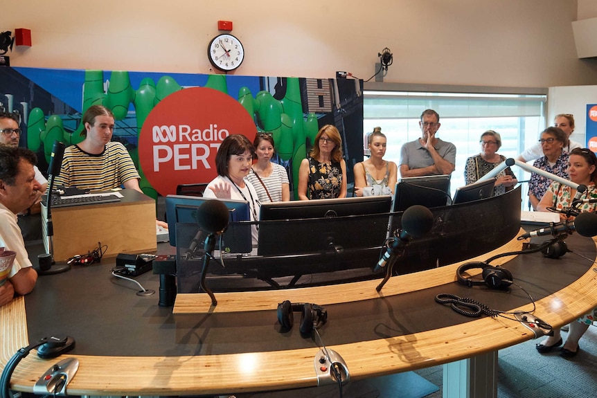 ABC Radio Perth radio studio