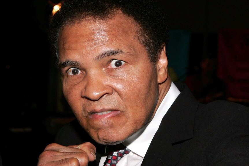 Muhammad Ali at a reception in 2006