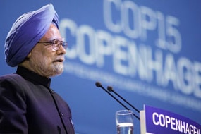 Indian PM Manmohan Singh in Copenhagen (Reuters: Bob Strong)