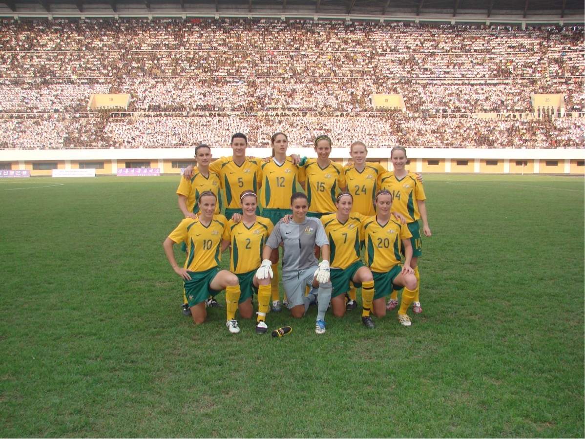 When the Matildas played in North Korea a full stadium laughed at them