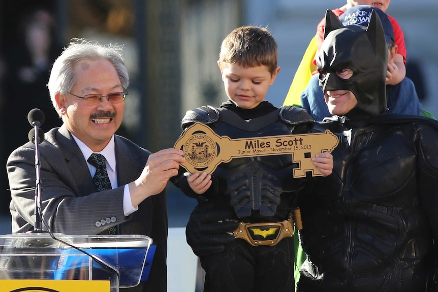 Batkid receives key to San Francisco