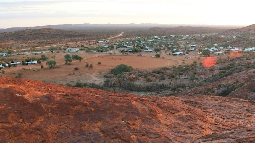 View across part of the remote APY Lands of SA