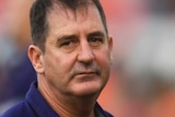 Headshot of Fremantle Dockers coach Ross Lyon.