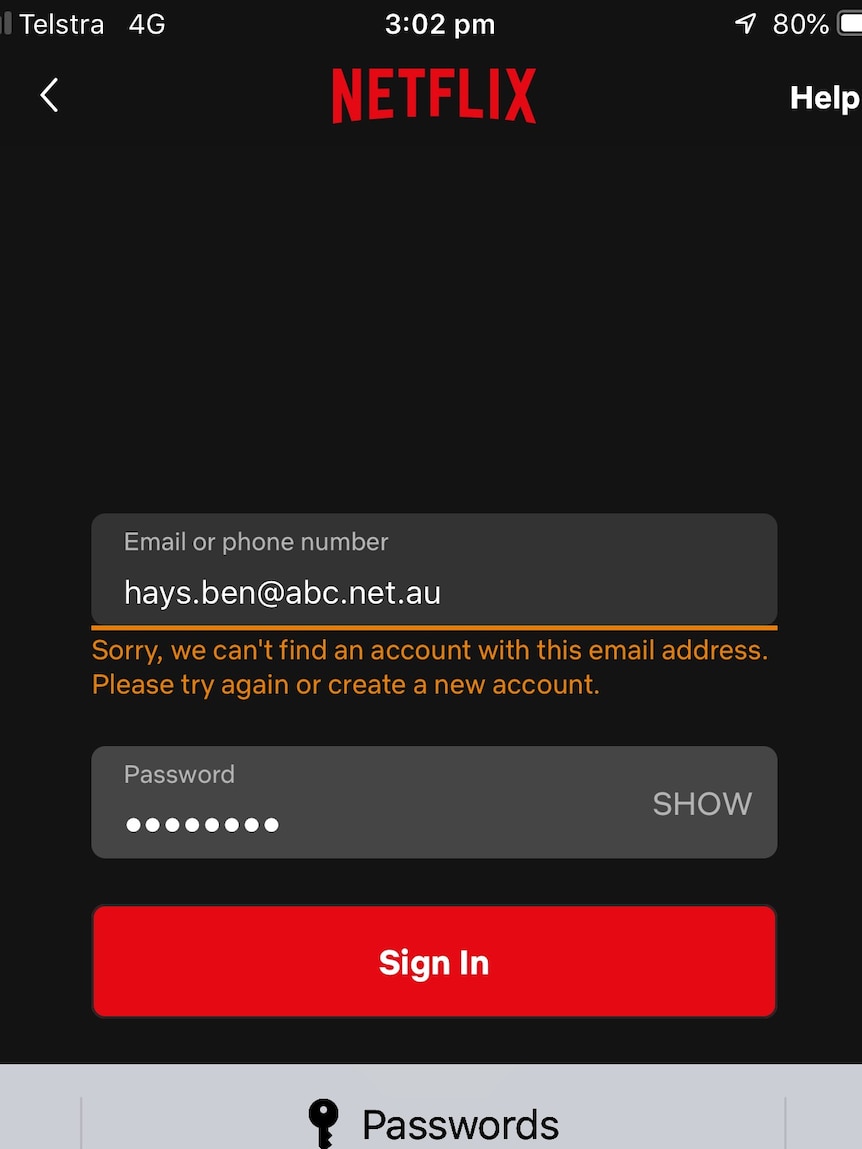 Apple does not allow Netflix to give instructions for new users to create an account.