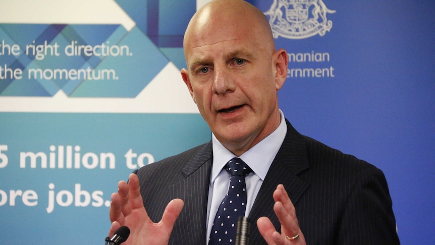 Tasmania Budget 2015: Peter Gutwein Tasmanian Treasurer