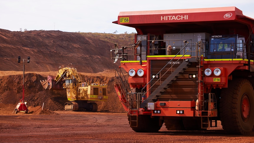 A dump truck at Fortescue Metals Group's Eliwana iron ore project.