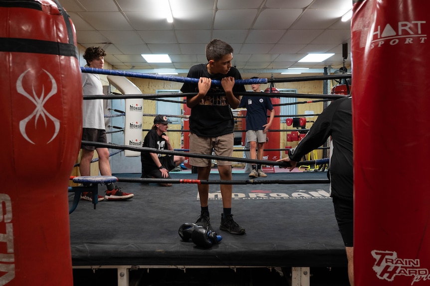 Arrernte Boxing Academy floor