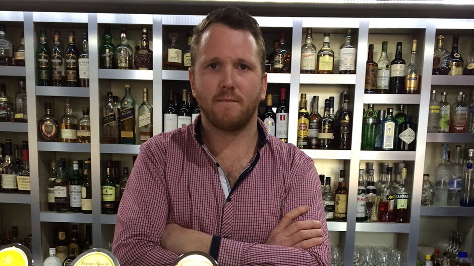 Karratha bar manager Bart Parsons.