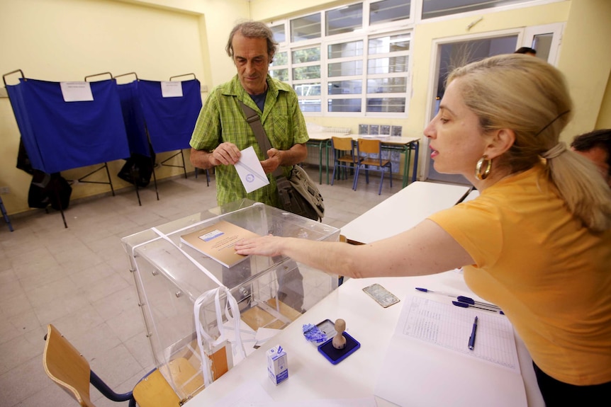 Greek ballot underway to decide austerity moves