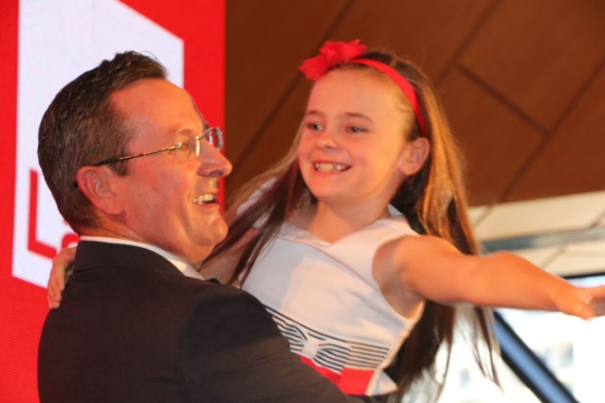 Mark McGowan at the WA Labor election launch.