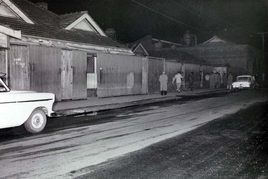 Red light area, Roe Street, Perth, just before the brothels closed, August 17, 1958