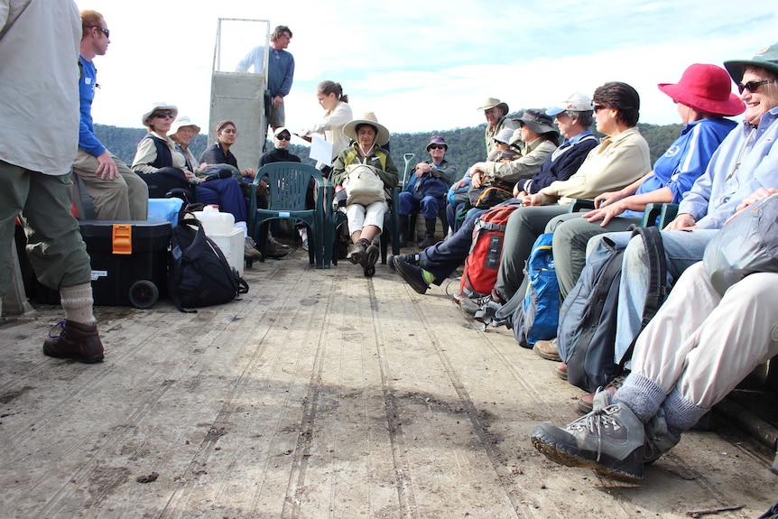 Floating Landcare barge