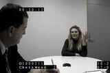 Sarah May Ward is interviewed by police