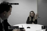 Sarah May Ward is interviewed by police