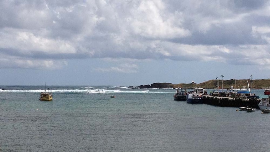 King Island Currie wharf