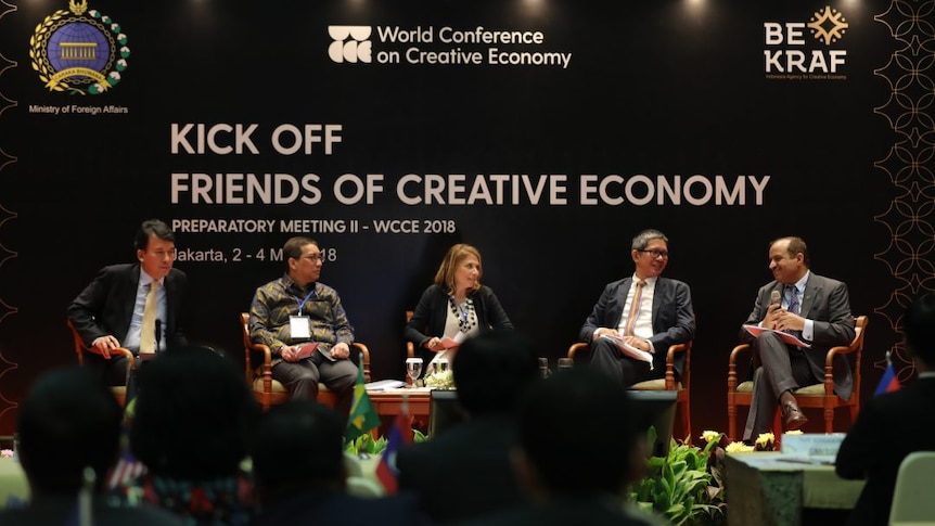Pertemuan persiapan jelang Konferensi Global Ekonomi Kreatif (6-8 November 2018).