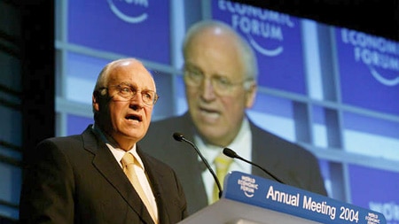 Cheney met with the President and Prime Minister of Iraq. (file photo)