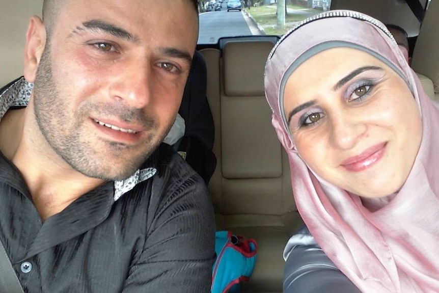 Fouad Arja with his wife Laila Ismail