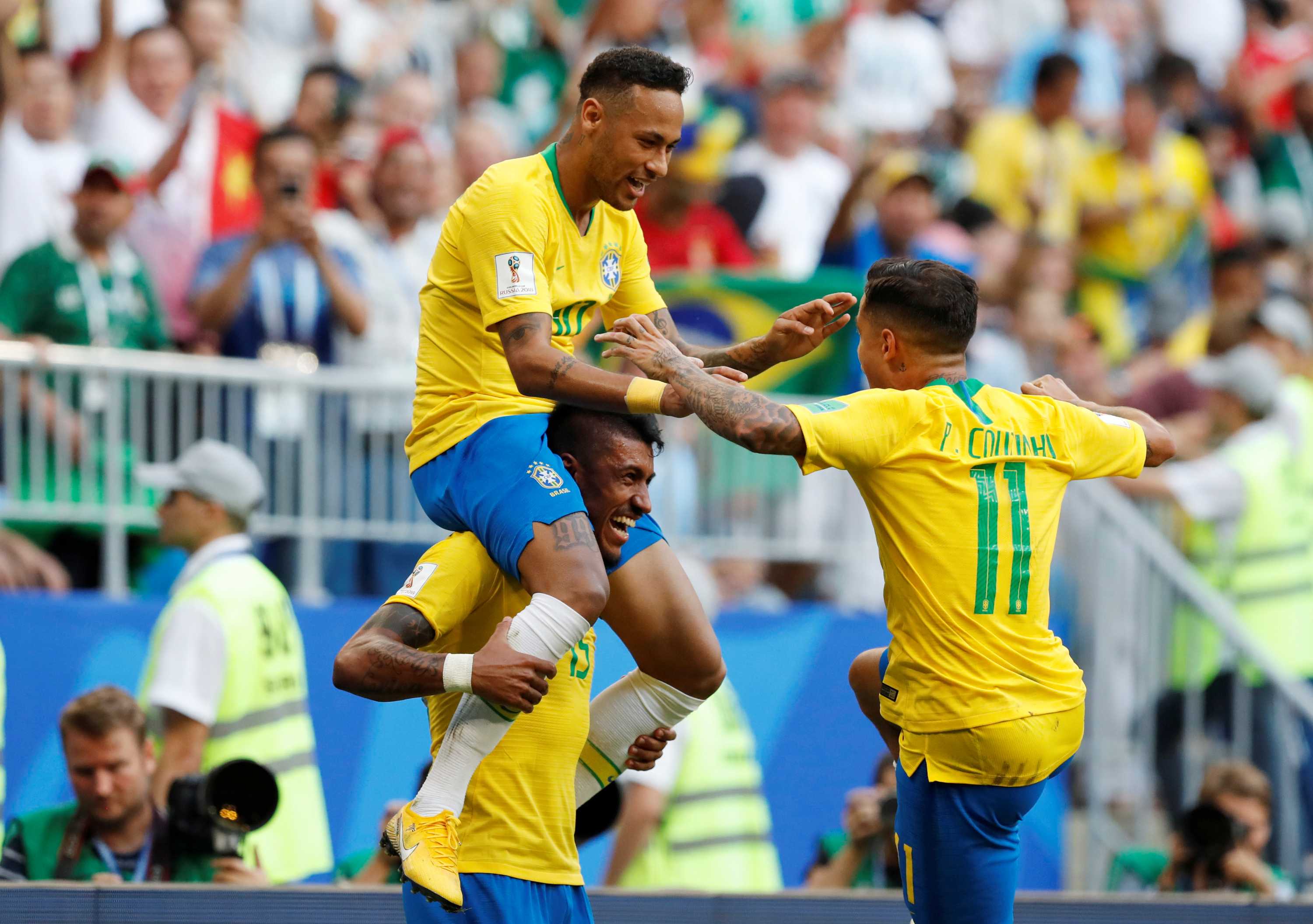 World Cup: Brazil Beats Mexico 2-0 To Progress As Neymar Shows His ...