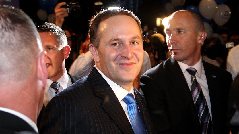 John Key takes in election victory