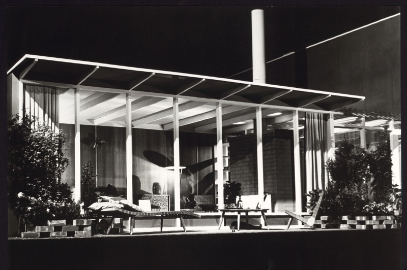 House of Tomorrow exterior, designed by Robin Boyd, photographed by Wolfgang Sievers, 1949.