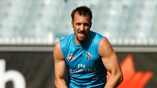 Rocca trains with the Pies