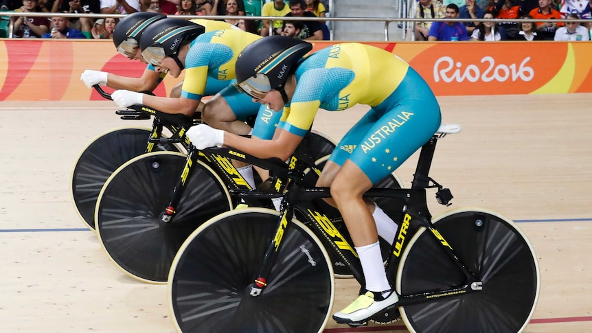 Australia's women's sprint team gears up at the velodrome