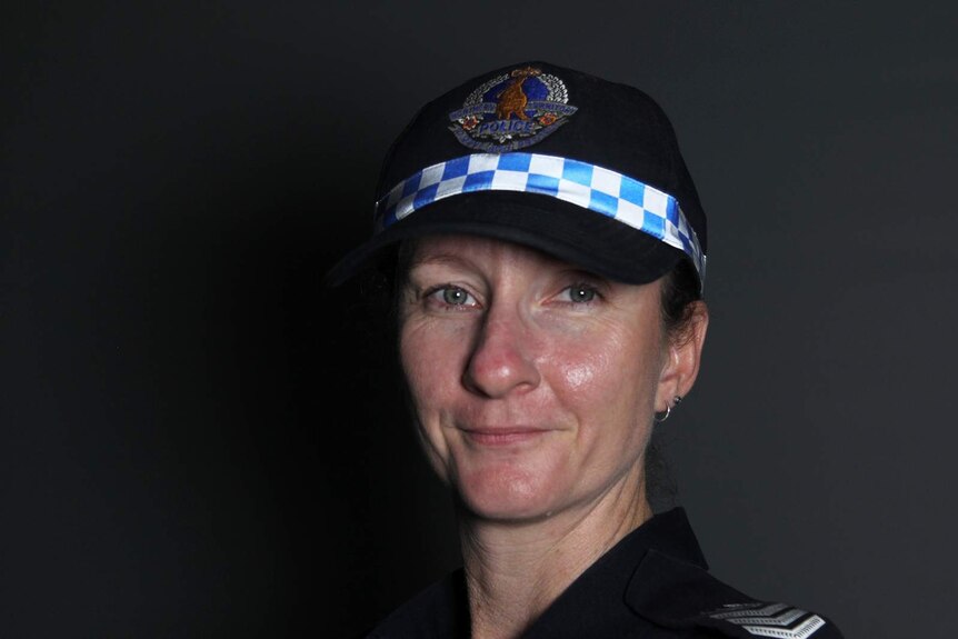 A close-up photo of Senior Sergeant Angela Stringer.
