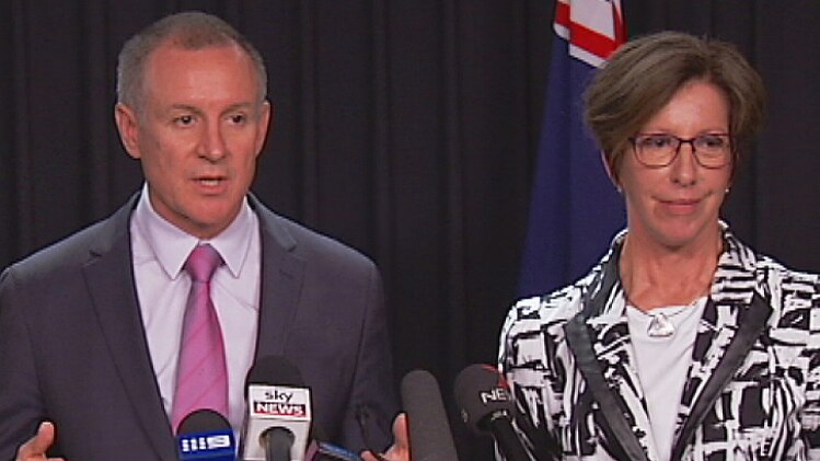 Jay Weatherill and Gail Gago