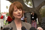 Julia Gillard: 'I'm not contemplating any other outcome'. (File photo)