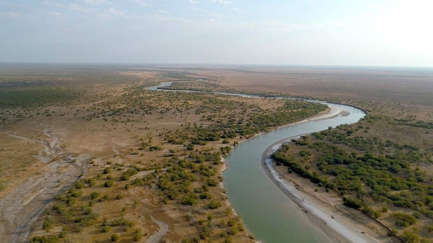 A river snakes into the distance.