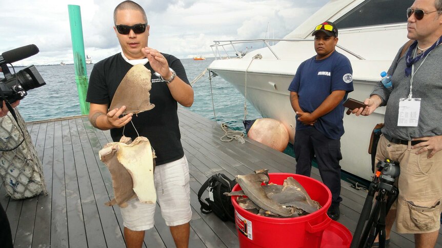 Marshall Islands dump shark fins