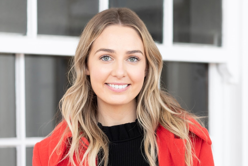 Portrait of Briana Lees, researcher at the Matilda Centre, University of Sydney