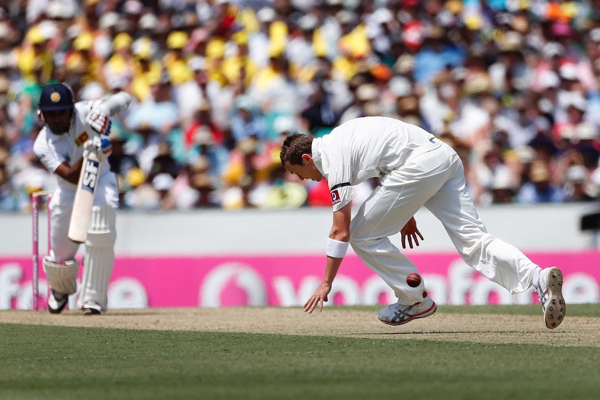 Jayawardene sends Siddle to the rope