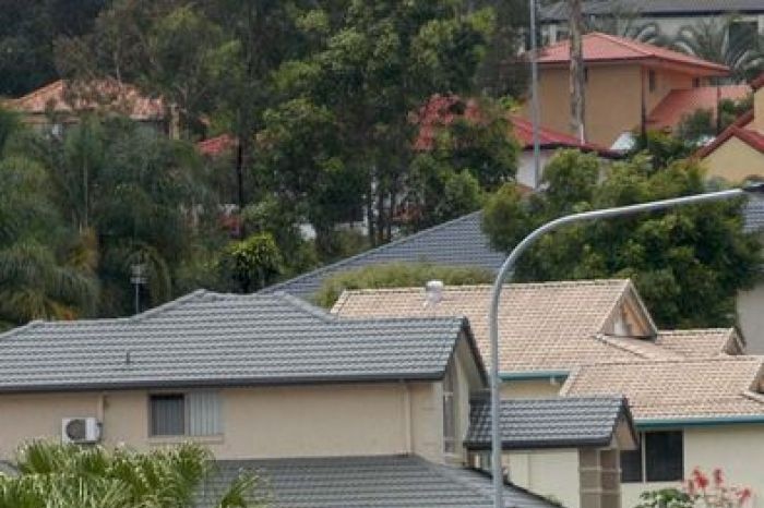 Houses in a Gold Coast suburb.
