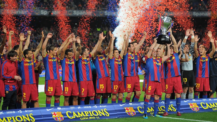 Barcelona win La Liga in 2011