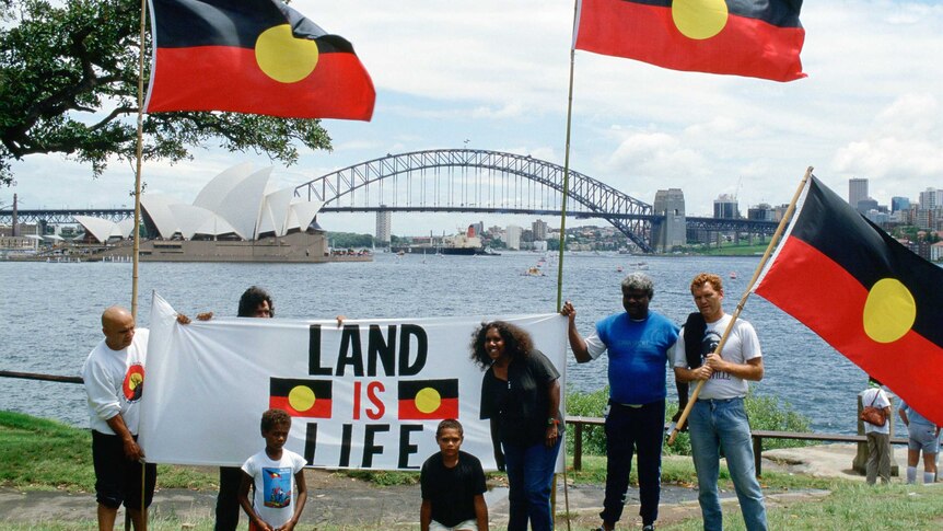 Land rights protest