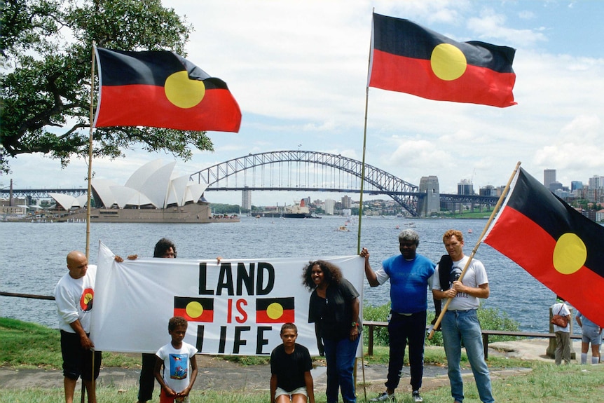 Land rights protest