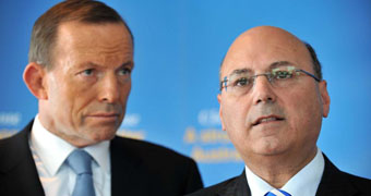Tony Abbott and Arthur Sinodinos