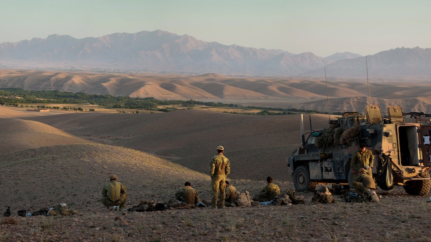 Dawn in the Mirabad Valley, Uruzgan province, 2010.