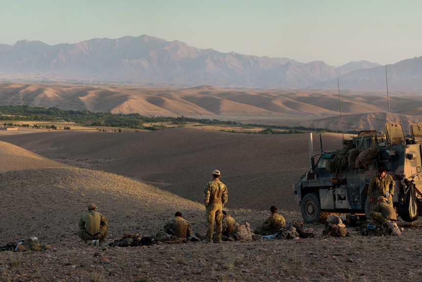 Dawn in the Mirabad Valley, Uruzgan province, 2010.