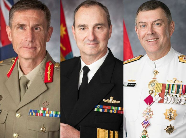 Angus Campbell, David Johnston and Ray Griggs.