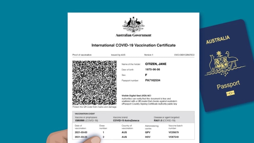 travel australia vaccination