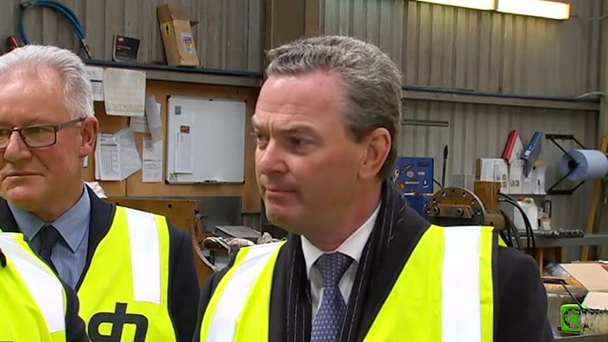 Christopher Pyne is asked if he is afraid to go to restaurants in Melbourne