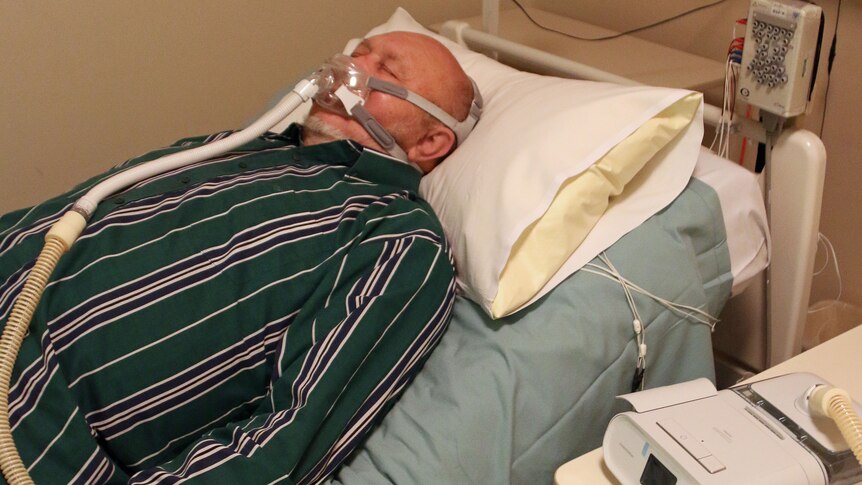 Sleep apnoea patient David Cahoon